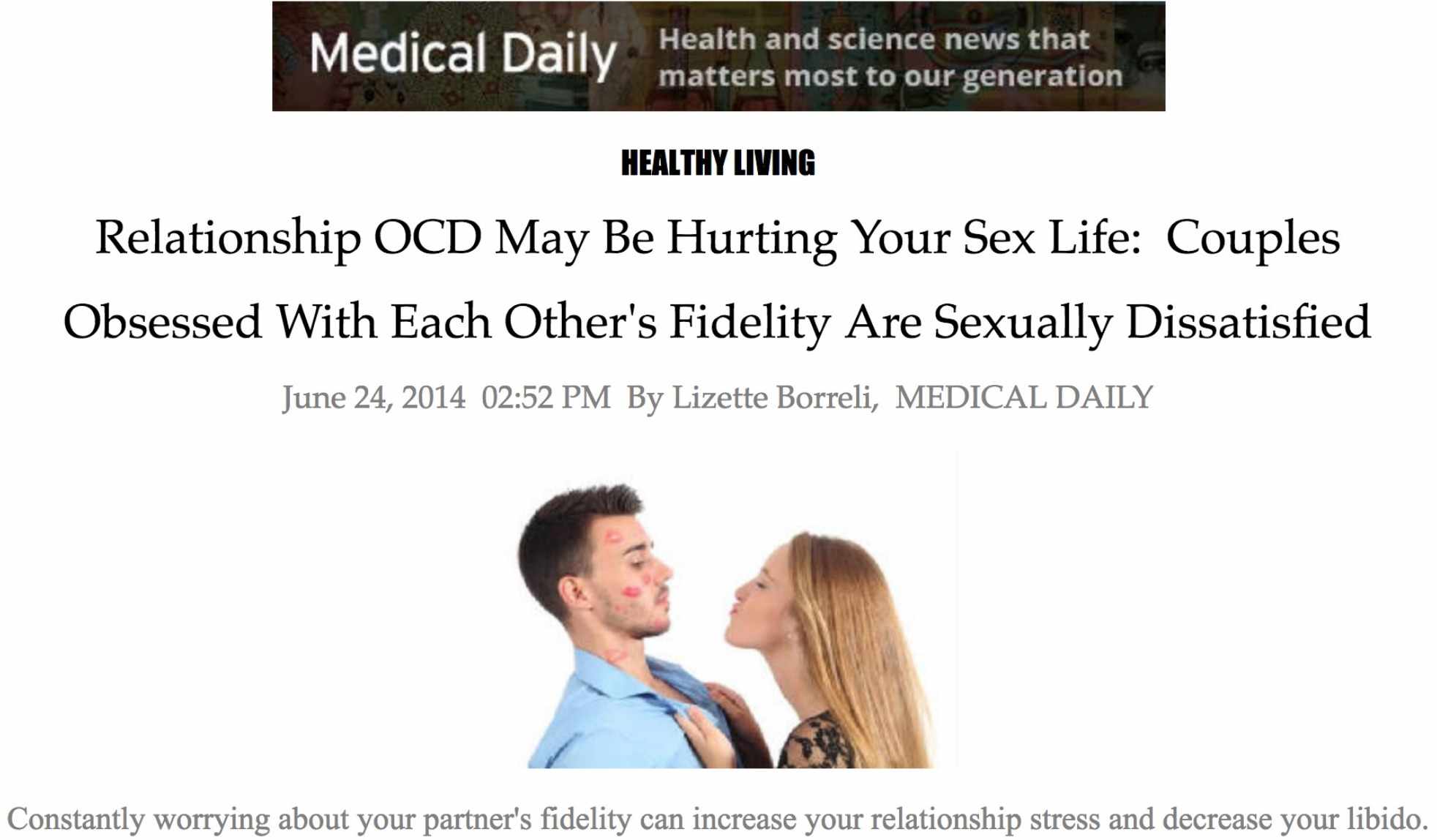 Cheating quiz or Relationship R-OCD